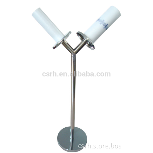 Cheap Price RH-VF-Rod-03 1100*350*350 mm Double Head Stainless Steel Stand Roller Rod poly bag holder